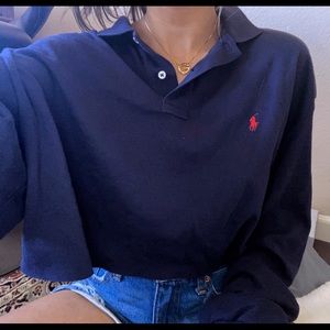 ⚡️💙 NAVY BLUE CROPPED RALPH LAUREN POLO ⚡️💙